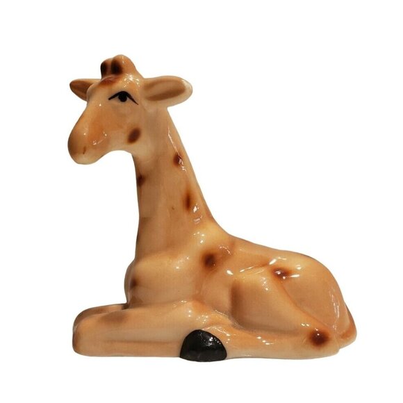 Vintage Genuine Bone China Giraffe Figurine Collectible Decor Taiwan - Picture 1 of 6